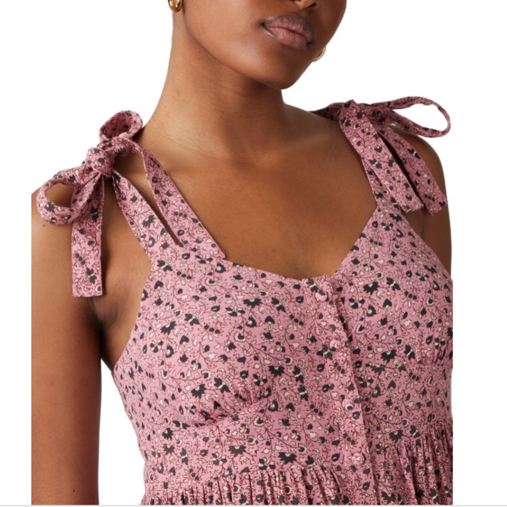 Levi's® Katherine Lottie Floral Polignac dainty pink florals‎ dress size medium